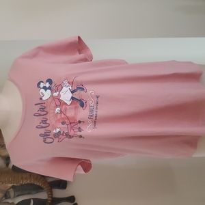 Disney Pink Short Sleeve Tee with Minnie Mouse